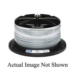 ECCO® Profile™ 7460CA High Intensity Strobe Beacon, Amber, LED Lamp, 12 to 36 VDC, 46.3 W, 3.6 A, 3-Bolt/Flange/Surface Mount