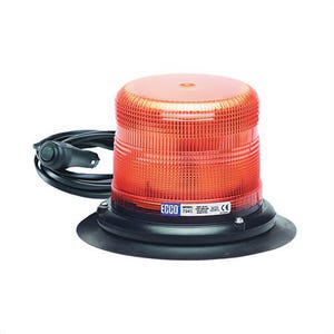 ECCO® Pulse II® 7945A-VM 360° Strobe Beacon, Amber, LED Lamp, 12 to 48 VDC, 16 W, 1.3 A, Vacuum Magnet Mount
