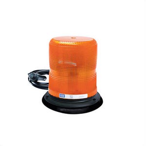 ECCO® Pulse II® 7950A-VM 7945 360° Strobe Beacon, Amber, LED Lamp, 12 to 48 VDC, 16 W, 1.3 A, Vacuum Magnet Mount