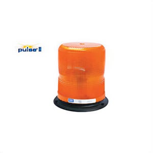 ECCO® Pulse II® 7950A 7945 360° Strobe Beacon, Amber, LED Lamp, 12 to 48 VDC, 1.3 A, 3-Bolt/Flange/Surface Mount