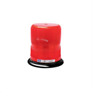 ECCO® Pulse II® 7970R 7965 360° Medium Profile Strobe Beacon, Red, LED Lamp, 12 to 24 VDC/46.1 W, 3.6 A, 3-Bolt/Flange/Surface Mount