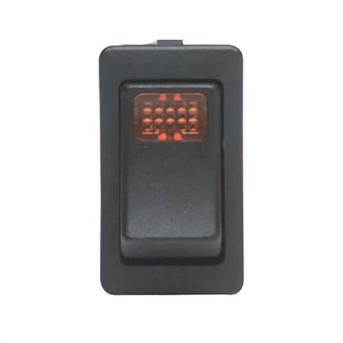 Ecco® A9901 Rocker Switch, Illuminated, 12 VDC SPST