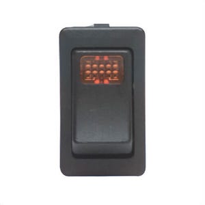 Ecco® A9901 Rocker Switch, Illuminated, 12 VDC SPST