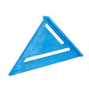 Empire® 296 Polycast® Rafter Square with Display Box and Conversion Table, Solid Aluminum, Imperial, 7 in