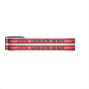 Empire® 31-109 Magnatec® Detectable Premium Underground Utility Tape, Red, 1000 ft L x 6 in W x 5 mil Thick