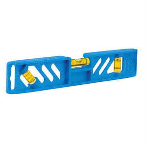 Empire® 331-9 Magnetic Torpedo Level, 9 in L, 3 Vials, Polycast, (1) Level/(1) 45°/(1) Plumb Vial Position