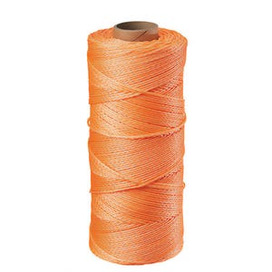 Empire® 39-1000OR Braided Line Tube, Durable #18 Braided Nylon, Orange, 1,000 ft