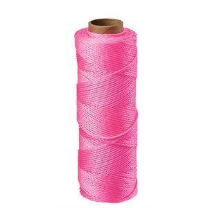 Empire® 39-1000P Braided Line Tube, Durable #18 Braided Nylon, Pink, 1,000 ft
