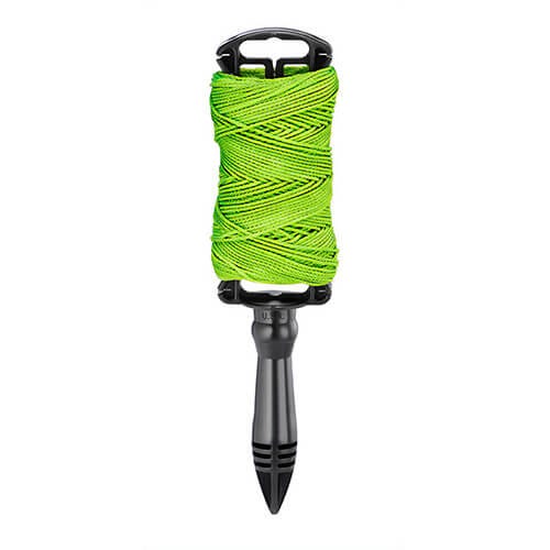 Empire® 39-250G Braided Line with Reel, Durable #18 Braided Nylon, Green, 250 ft