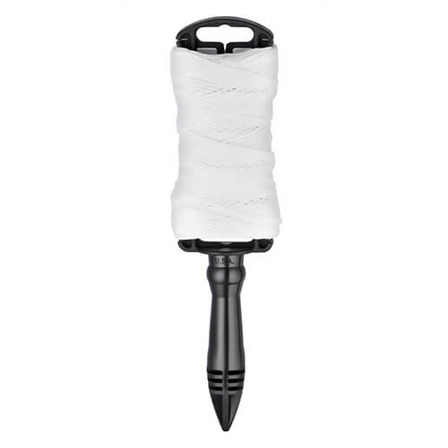 Empire® 39-250W Braided Line with Reel, Durable #18 Braided Nylon, White, 250 ft