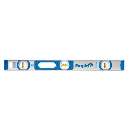 Empire® 500M.78 Magnetic I-Beam Level, 78 in L, 3 Vials, Aluminum, 0.0005 in/in Accuracy