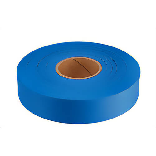 Empire® 77-065 Flagging Tape, Durable Plastic, Blue, 600 ft x 1 in Roll
