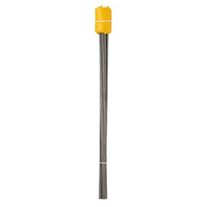 Empire® 78-004 Stake Flag, Yellow, 2-1/2 in x 3-1/2 in Flags with 21 in Wire Stem, 100 pk
