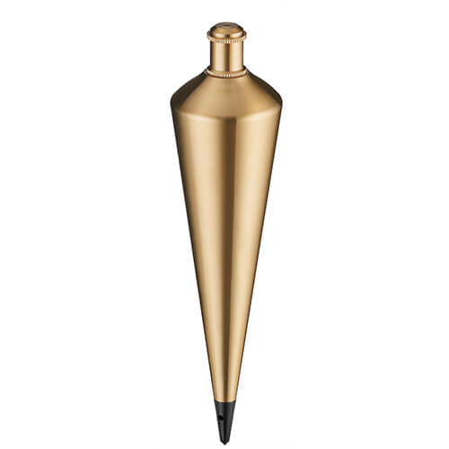 Empire® 932BR Brass Plumb Bob with Extra Hardened Steel Tip 32 oz