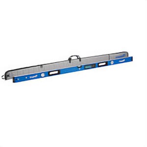 Empire® E105.72 True Blue® E105 Digital Box Level, 72 in L, 3 Vials, Aluminum, (1) Level / (2) Plumb Vial Position