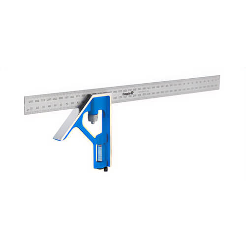 Empire® E280M True Blue® Combination Square with Blade-Lock™ and Dual-Pitch™ Vial, 400 mm