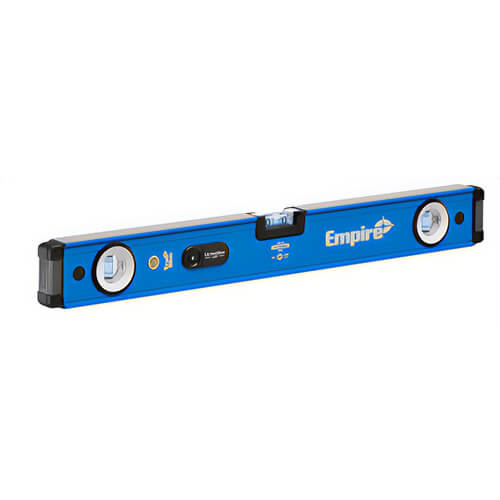 Empire® E95.24 True Blue® UltraView™ LED Box Level with 2 AA Batteries, Non-Magnetic, Imperial, 24 in