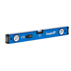 Empire® E95.24 True Blue® UltraView™ LED Box Level with 2 AA Batteries, Non-Magnetic, Imperial, 24 in