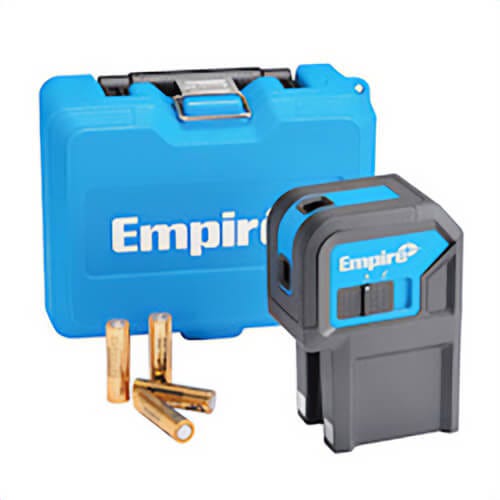 Empire® ELG3D Cordless Self Leveling 3-Point Laser, 125 ft Measuring, +/- 1/4 in at 33 ft Accuracy