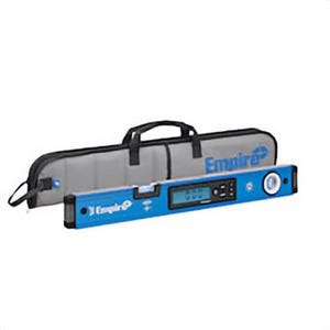 Empire® EM105.24 True Blue® E105 Magnetic Digital Box Level, 24 in L, 2 Vials, Aluminum