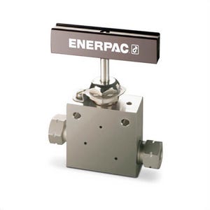 Enerpac® 72750 Ultra-High Pressure Fitting Shut-Off Valve, 40,000 psi Pressure, 2-Way, 318 Stainless Steel Body