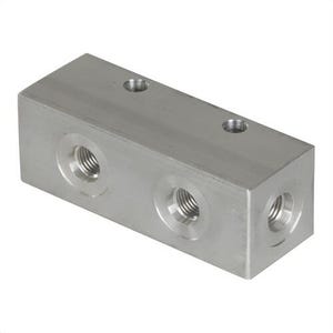 Enerpac® A60 Hydraulic Manifold, 5-Port Long, A Series, 5,000 psi Pressure, 3-1/2 in L