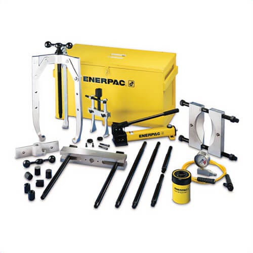 Enerpac® BHP3751G Hydraulic Master Puller Set with Hand Pump, 36 ton