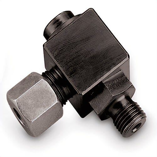 Enerpac® CR111 Rotary Coupler, 1-Radial Passage, 5,000 psi, Import