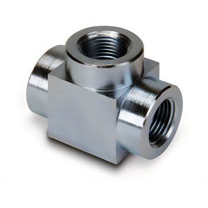 Enerpac® FZ-1612 High Pressure Tee, 3/8 x 3/8 in, NPTF x NPTF, 700 Bar