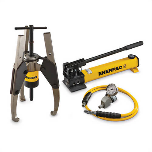 Enerpac® GPS24H GPS Series Hydraulic Sync-Grip Puller Set, 24 ton, 2 in Stroke Length, 10,000 psi Operating