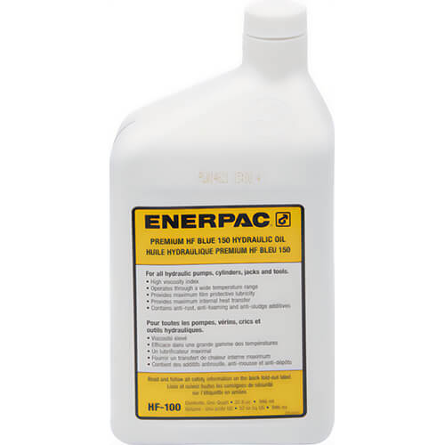Enerpac® HF100 HF Hydraulic Oil for Powered Pumps, 1 qt, 0.25 gal