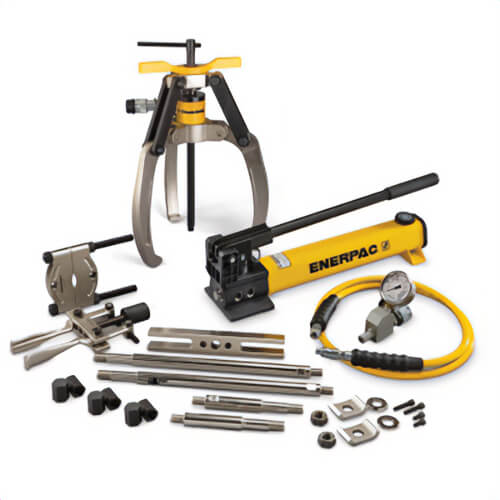Enerpac® LGHMS364H Lock Grip Hydraulic Master Puller Set 3-Jaw, 64 ton, 10,150 psi Operating