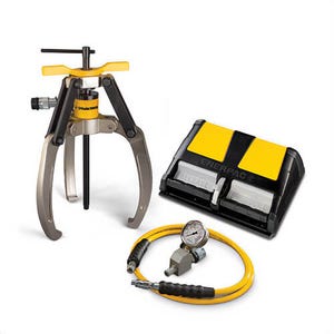 Enerpac® LGHS310A Lock Grip Hydraulic Puller Set 3-Jaw, 10 ton, 10,150 psi Operating