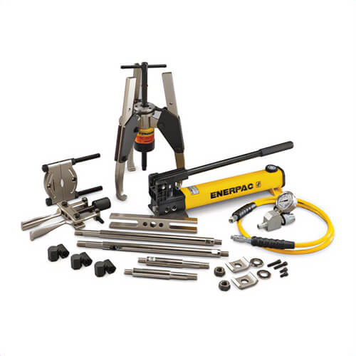 Enerpac® MPS14H MPS Series Hydraulic Sync-Grip Master Puller Set, 14 ton, 1 in Stroke Length, 10,000 psi Operating