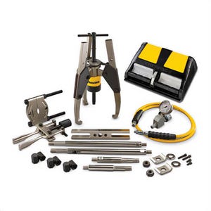 Enerpac® MPS24A MPS Series Hydraulic Sync-Grip Master Puller Set, 24 ton, 2 in Stroke Length, 10,000 psi Operating