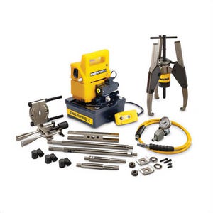 Enerpac® MPS24EB MPS Series Hydraulic Sync-Grip Master Puller Set, 24 ton, 2 in Stroke Length, 10,000 psi Operating