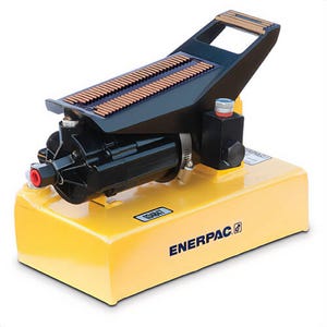 Enerpac® PA1150 Air Hydraulic Pump, 80 in³ Usable Oil, 8 in³/min Oil Flow at 10,000 psi