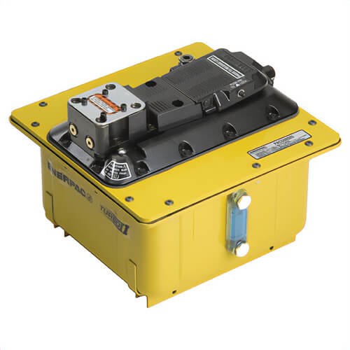 Enerpac® PASG50S8S Turbo II Air Powered Hydraulic Pump, Single DO3 Valve Actuator, 12 scfm Air Flow