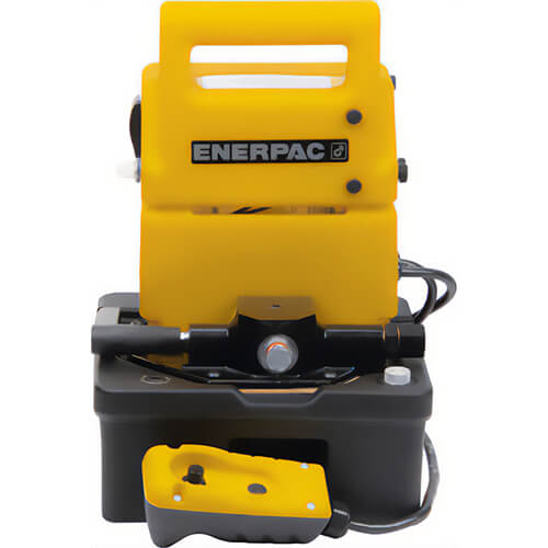 Enerpac® PUJ1200B Two Speed, Economy Electric Hydraulic Pump, 3/2 Manual Valve, 115V, for use with Single-Acting Cylinders