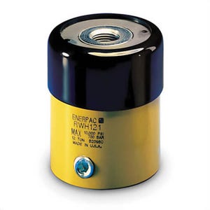 Enerpac® QDH120 Hollow Plunger Hydraulic Cylinder, 0.32 in Stroke Length, 13,800 lb