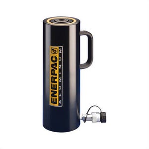 Enerpac® RAC5010 Aluminum Hydraulic Cylinder, 54.9 ton Capacity, 9.84 in Stroke