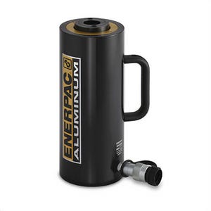 Enerpac® RACH302 Aluminum Hollow Plunger Hydraulic Cylinder, 39.6 ton Capacity, 1.97 in Stroke