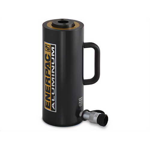 Enerpac® RACH3010 Aluminum Hollow Plunger Hydraulic Cylinder, 39.6 ton, 9.84 in Stroke, 7 - 9.99 in Stroke Range