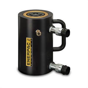 Enerpac® RAR506 Double-Acting, Aluminum Hydraulic Cylinder, 50 ton Capacity, 5.91 in Stroke