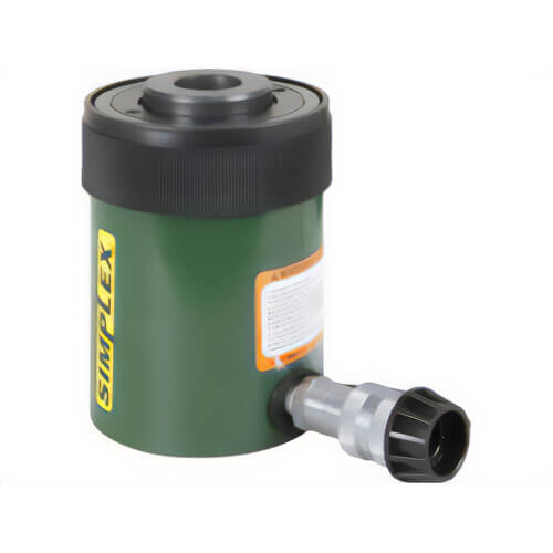 Enerpac® RC302A Single-Acting, Center Hole Hydraulic Cylinder, 30 ton Capacity, 2.5 in Stroke