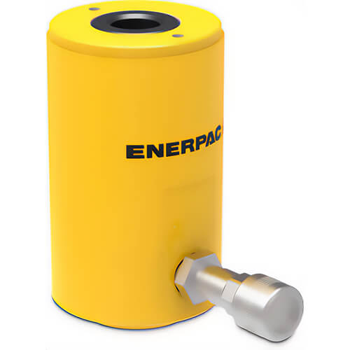 Enerpac® RCH121 Single-Acting, Hollow Plunger Hydraulic Cylinder 13.8 ton, 1.63 in Stroke