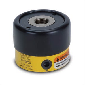 Enerpac® RWH20 Hollow Plunger Hydraulic Cylinder, 0.33 in Stroke Length, 4,000 lb