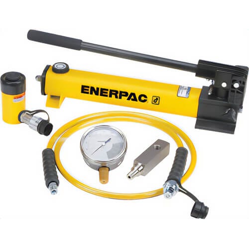 Enerpac® SCR102H Hydraulic Cylinder and Hand Pump Set, 10 ton, 2.13 in Stroke