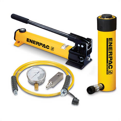 Enerpac® SCR252H Hydraulic Cylinder and Hand Pump Set, 25 ton, 2 in, 10,000 psi