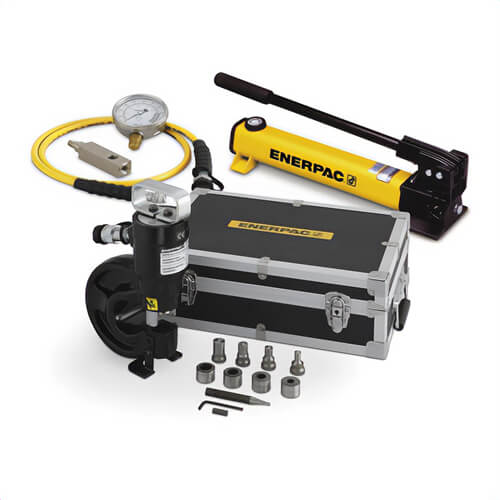 Enerpac® STP35H Hydraulic Punch and Standard Die Set with Hand Pump, 35 ton